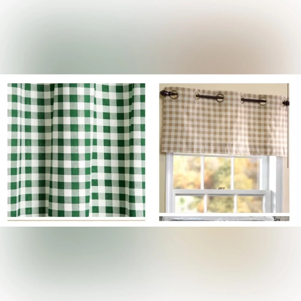 Thermalogic™ Check Grommet-Top Valance, 40